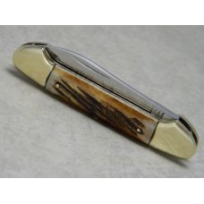 Parker Cut. Co. Japan Jigged Bone Kayak Canoe Pattern Knife in Box Parker Cut. Co. Japan Jigged Bone Kayak Canoe Pattern Knife in Box