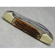 Parker Cut. Co. Japan Jigged Bone Kayak Canoe Pattern Knife in Box Parker Cut. Co. Japan Jigged Bone Kayak Canoe Pattern Knife in Box