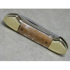 Parker Cut. Co. Japan Smooth Bone Kayak Mini Canoe Baby Butterbean Pattern Knife in Box Parker Cut. Co. Japan Smooth Bone Kayak Mini Canoe Baby Butterbean Pattern Knife in Box