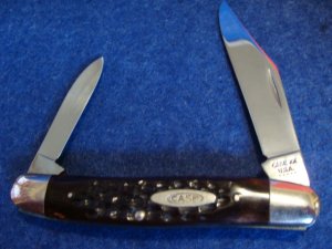 Case XX USA 5 Dot (1975) Bone 06247 PEN 2 Blade Stockman