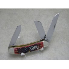 Case XX USA 2001 Cabernet Bone T.B.6339 SS Tony Bose Sowbelly Knife with Box Case XX USA 2001 Cabernet Bone T.B.6339 SS Tony Bose Sowbelly Knife with Box