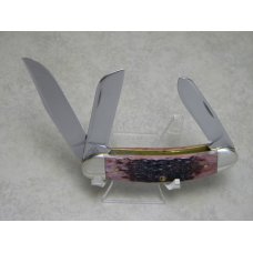 Case XX USA 2001 Cabernet Bone T.B.6339 SS Tony Bose Sowbelly Knife with Box Case XX USA 2001 Cabernet Bone T.B.6339 SS Tony Bose Sowbelly Knife with Box