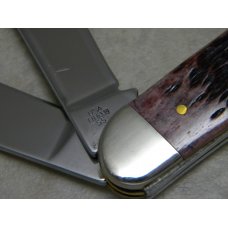 Case XX USA 2001 Cabernet Bone T.B.6339 SS Tony Bose Sowbelly Knife with Box Case XX USA 2001 Cabernet Bone T.B.6339 SS Tony Bose Sowbelly Knife with Box