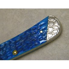 Case XX USA 2017 Caribbean Blue Bone 6154L SS Decorative Copperlock Knife in Box Case XX USA 2017 Caribbean Blue Bone 6154L SS Decorative Copperlock Knife in Box