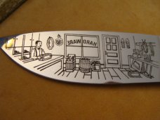 Boker Solingen German 1979 Limited Edition. Wood Hardware Commemorative Folding Lockback