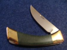Browning Jade Handle "Oregon Trail" Lock Blade