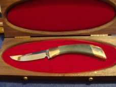 Browning Jade Handle "Oregon Trail" Lock Blade