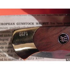 Vintage J A Henckels HK120-GSW Folding Hunter w/ Euro Gunstock Walnut handles - NOS in box w/ COA Vintage J A Henckels HK120-GSW Folding Hunter w/ Euro Gunstock Walnut handles - NOS in box w/ COA