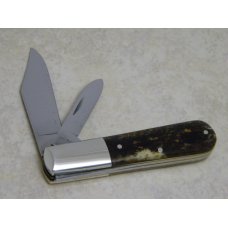 Case XX USA 1 Dot (1979) Appaloosa Bone A62009 1/2 Barlow Knife Case XX USA 1 Dot (1979) Appaloosa Bone A62009 1/2 Barlow Knife