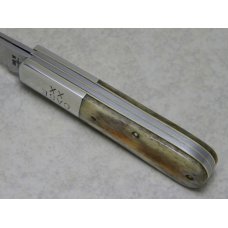 Case XX SS USA 9 Dot (1981) Appaloosa Bone A62009 1/2 Barlow Knife Case XX SS USA 9 Dot (1981) Appaloosa Bone A62009 1/2 Barlow Knife