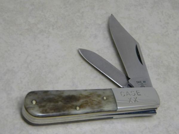 Case XX SS USA 8 Dot (1982) Appaloosa Bone A62009 1/2 Barlow Knife Case XX SS USA 8 Dot (1982) Appaloosa Bone A62009 1/2 Barlow Knife