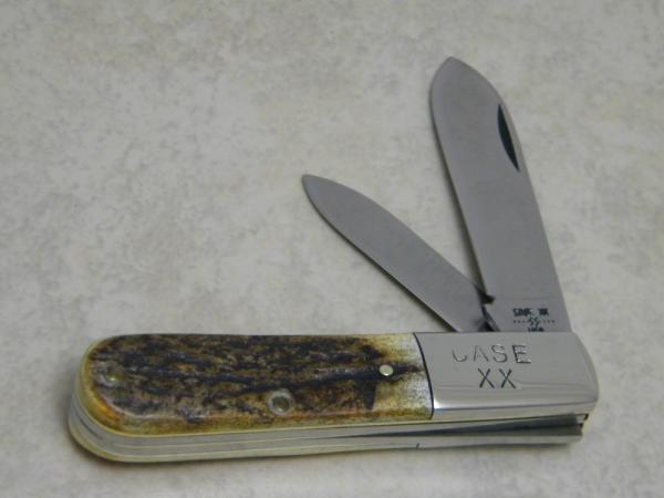 Case XX SS USA 8 Dot (1982) Stag 52009 SS Barlow Knife Case XX SS USA 8 Dot (1982) Stag 52009 SS Barlow Knife