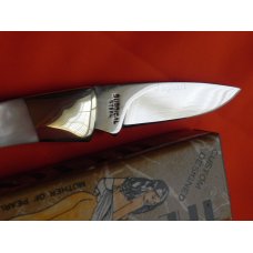 Vintage Frost Custom Design Mother of Pearl Naked Lady Folding Lockblade Pocket Knife -Mdl#69