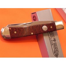 Vintage Boker Tree Brand 2 Blade Trapper Mdl# 2525B w Exotic Amourette Wood Handles +Box & Papers Vintage Boker Tree Brand 2 Blade Trapper Mdl# 2525B w Exotic Amourette Wood Handles +Box & Papers