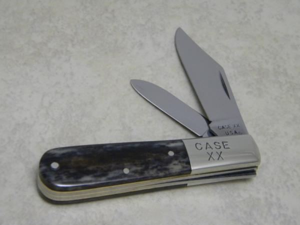 Case XX USA 1 Dot (1979) Appaloosa Bone A62009 1/2 Barlow Knife Case XX USA 1 Dot (1979) Appaloosa Bone A62009 1/2 Barlow Knife