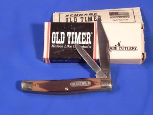 Vintage Schrade Old Timer 33OT, 2 blade Jack knife with paper work and in its original box – NOS