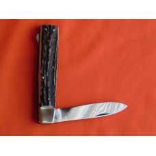 Vintage J A Henckels Premium "Show Case" Stag handled Single LockBlade (Push Lever Lock) PocketKnife Vintage J A Henckels Premium "Show Case" Stag handled Single LockBlade (Push Lever Lock) PocketKnife