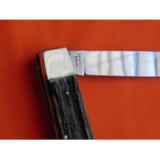 Vintage J A Henckels Premium "Show Case" Stag handled Single LockBlade (Push Lever Lock) PocketKnife Vintage J A Henckels Premium "Show Case" Stag handled Single LockBlade (Push Lever Lock) PocketKnife