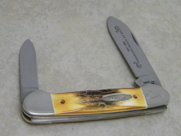 Case XX USA Stag 52131 SS "Case XX Tested Centennial 1889-1989" Canoe Knife Case XX USA Stag 52131 SS "Case XX Tested Centennial 1889-1989" Canoe Knife