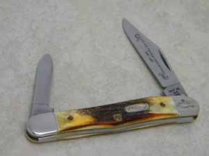 Case XX USA Stag 5208 SS "Case XX Tested Centennial 1889-1989" Half Whittler Knife