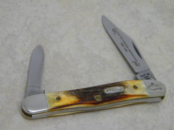 Case XX USA Stag 5208 SS "Case XX Tested Centennial 1889-1989" Half Whittler Knife Case XX USA Stag 5208 SS "Case XX Tested Centennial 1889-1989" Half Whittler Knife