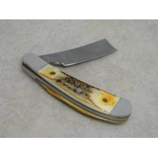 Case XX USA Stag 511098 SS "Case XX Tested Centennial 1889-1989" Razor Jack Knife