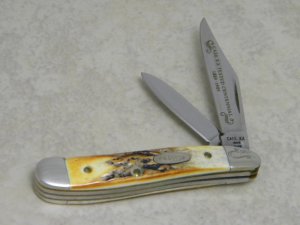 Case XX USA Stag 5220 SS "Case XX Tested Centennial 1889-1989" Peanut Knife