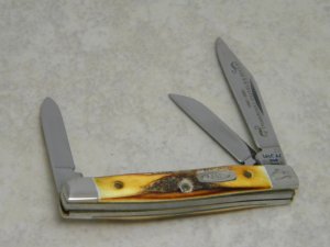 Case XX USA Stag 5333 SS "Case XX Tested Centennial 1889-1989" Tiny Stockman Knife