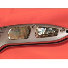 WOW Boker Top Lock Push Button Automatic Open Pocket Knife w Premium Abalone Handles -NOS & Rare WOW