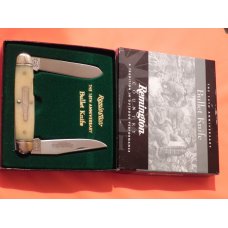 Remington Bullet "LumberJack" Knife Smooth Bone Handles & Featuring Sterling Silver Bullet NIB & NOS Remington Bullet "LumberJack" Knife Smooth Bone Handles & Featuring Sterling Silver Bullet NIB & NOS