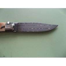 SCHATT & MORGAN (TUNA VALLEY) #3 EXPRESS AUTO BIRDSEYE DAMASCUS MAMMOTH 1 OF 3 SCHATT & MORGAN (TUNA VALLEY) #3 EXPRESS AUTO BIRDSEYE DAMASCUS MAMMOTH 1 OF 3