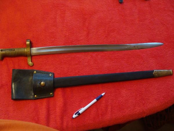 Model 1862 "Zouave" Sword Bayonet (Authentic Reproduction)