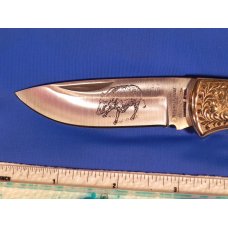 Vintage Parker IMAI K-538 Lockback Hunting/Hunter Knife with a Boar Blade Etching -NOS - Serial #482 Vintage Parker IMAI K-538 Lockback Hunting/Hunter Knife with a Boar Blade Etching -NOS - Serial #482