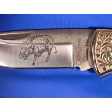 Vintage Parker IMAI K-538 Lockback Hunting/Hunter Knife with a Boar Blade Etching -NOS - Serial #482 Vintage Parker IMAI K-538 Lockback Hunting/Hunter Knife with a Boar Blade Etching -NOS - Serial #482