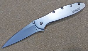 Kershaw 1660 Leek, Silver, Fine edge 