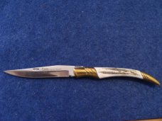  CASE XX SERPENTINE PEN HONEY STAG 53033 SS 4-DOT 1986