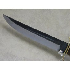 Wildcat Solingen Germany Stag B55X Fixed Blade Sheath Knife with Partial Blued Blade