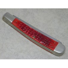 Case XX USA Tested Centennial 1889-1989 Serial #050 Red Bone R6251 SS Banana Trapper Knife Case XX USA Tested Centennial 1889-1989 Serial #050 Red Bone R6251 SS Banana Trapper Knife