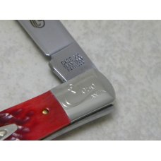 Case XX USA Tested Centennial 1889-1989 Serial #050 Red Bone R61113 Slim Coke Bottle Knife Case XX USA Tested Centennial 1889-1989 Serial #050 Red Bone R61113 Slim Coke Bottle Knife