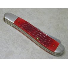 Case XX USA Tested Centennial 1889-1989 Serial #050 Red Bone R6240 Dogleg Trapper Knife Case XX USA Tested Centennial 1889-1989 Serial #050 Red Bone R6240 Dogleg Trapper Knife