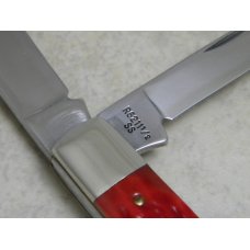 Case XX USA Tested Centennial 1889-1989 Serial #050 Red Bone R6211 1/2 Trapper Knife