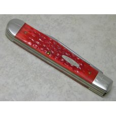 Case XX USA Tested Centennial 1889-1989 Serial #050 Red Bone R6211 1/2 Trapper Knife