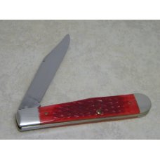 Case XX USA Tested Centennial 1889-1989 Serial #050 Red Bone R6111 1/2 SS 1 Blade Jack Knife Case XX USA Tested Centennial 1889-1989 Serial #050 Red Bone R6111 1/2 SS 1 Blade Jack Knife