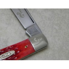 Case XX USA Tested Centennial 1889-1989 Serial #050 Red Bone R6111 1/2 SS 1 Blade Jack Knife Case XX USA Tested Centennial 1889-1989 Serial #050 Red Bone R6111 1/2 SS 1 Blade Jack Knife