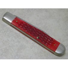 Case XX USA Tested Centennial 1889-1989 Serial #050 Red Bone R6111 1/2 SS 1 Blade Jack Knife Case XX USA Tested Centennial 1889-1989 Serial #050 Red Bone R6111 1/2 SS 1 Blade Jack Knife