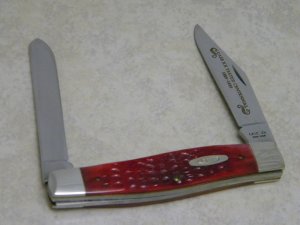 Case XX USA Tested Centennial 1889-1989 Serial #050 Red Bone R6275 SS Moose Knife