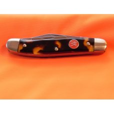 J A Henckels HK-7-T Whitter PocketKnife w Faux Tortoise Shell Handles &Frost Blade Etch -Hand Honed J A Henckels HK-7-T Whitter PocketKnife w Faux Tortoise Shell Handles &Frost Blade Etch -Hand Honed