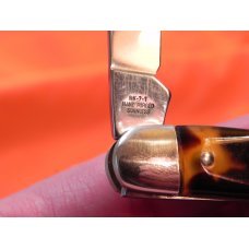 J A Henckels HK-7-T Whitter PocketKnife w Faux Tortoise Shell Handles &Frost Blade Etch -Hand Honed J A Henckels HK-7-T Whitter PocketKnife w Faux Tortoise Shell Handles &Frost Blade Etch -Hand Honed