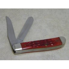Case XX USA Tested Centennial 1889-1989 Serial #050 Red Bone R6207 SS Mini Trapper Knife Case XX USA Tested Centennial 1889-1989 Serial #050 Red Bone R6207 SS Mini Trapper Knife