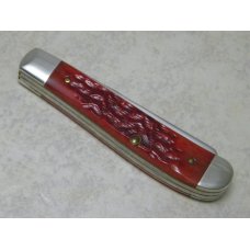 Case XX USA Tested Centennial 1889-1989 Serial #050 Red Bone R6207 SS Mini Trapper Knife Case XX USA Tested Centennial 1889-1989 Serial #050 Red Bone R6207 SS Mini Trapper Knife